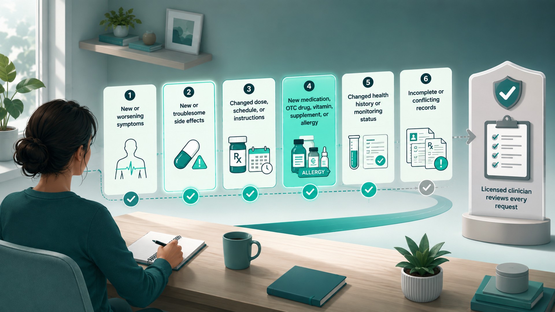 6 Signs an Online Prescription Refill Request May Need More Than Routine Review